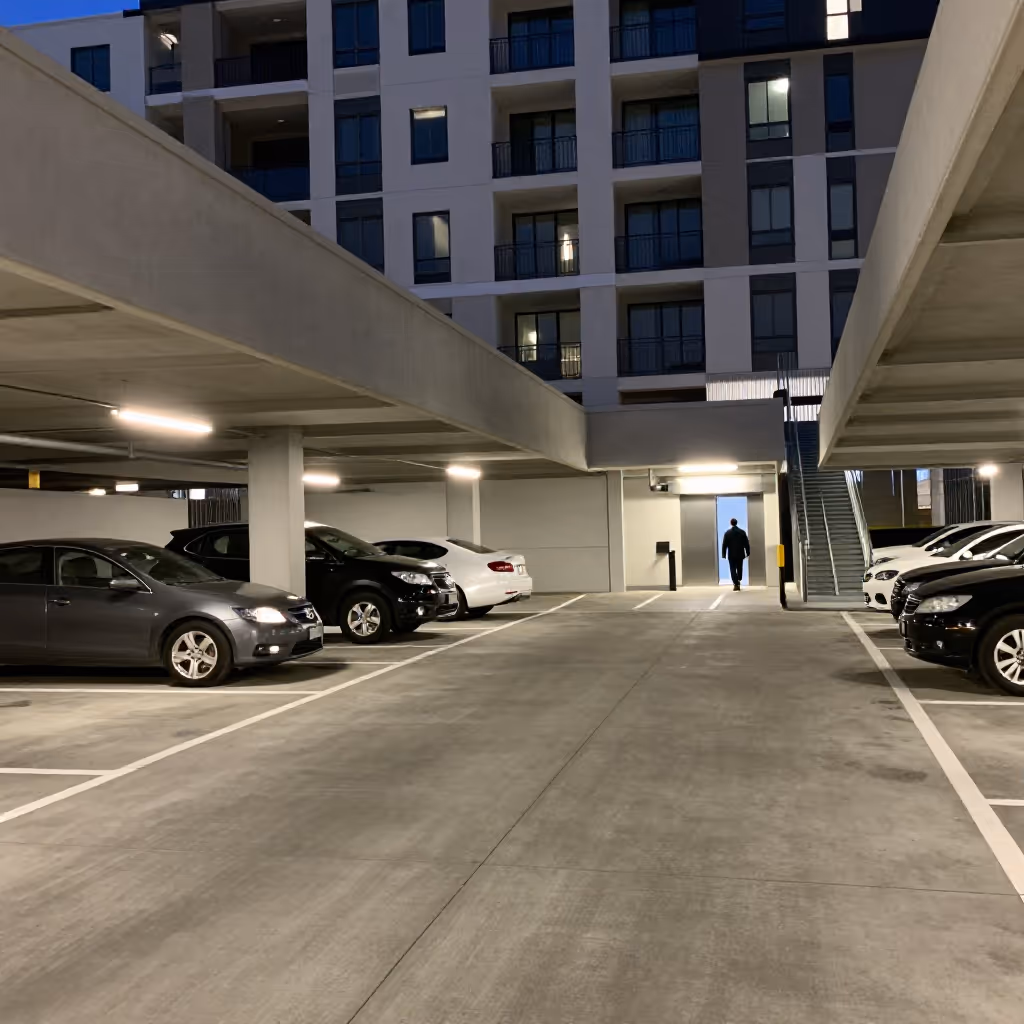 Visual example for Tiefgarage: die Tiefgarage