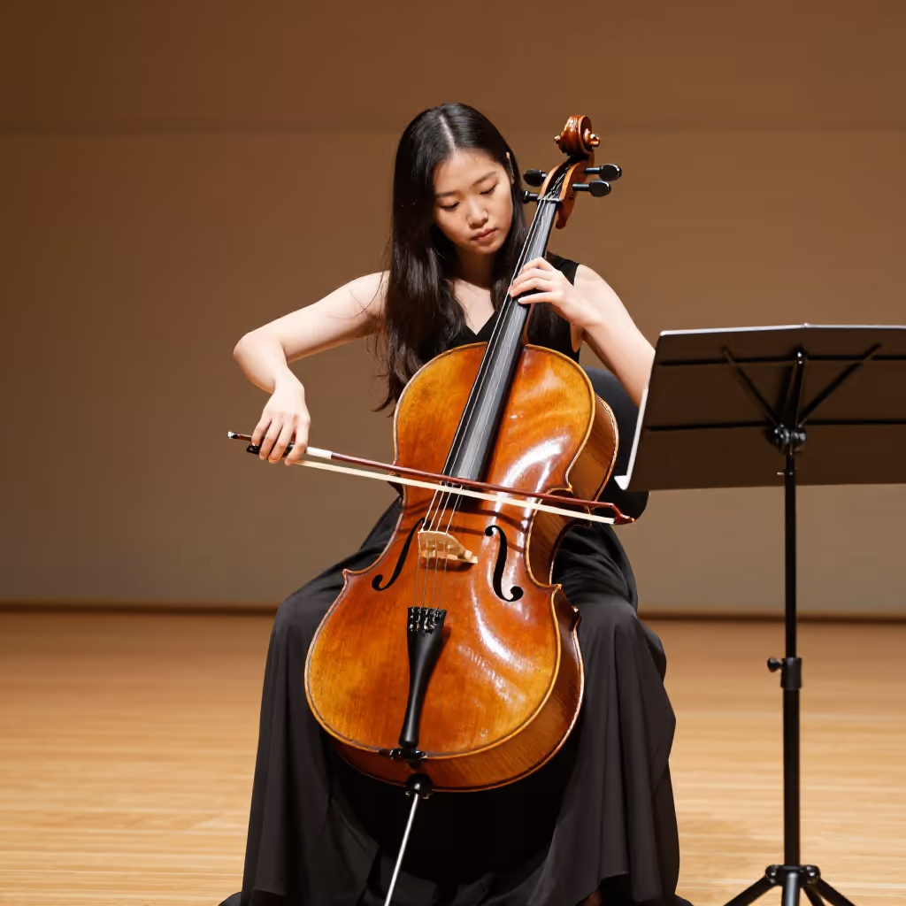 Visual example for Cello: das Cello