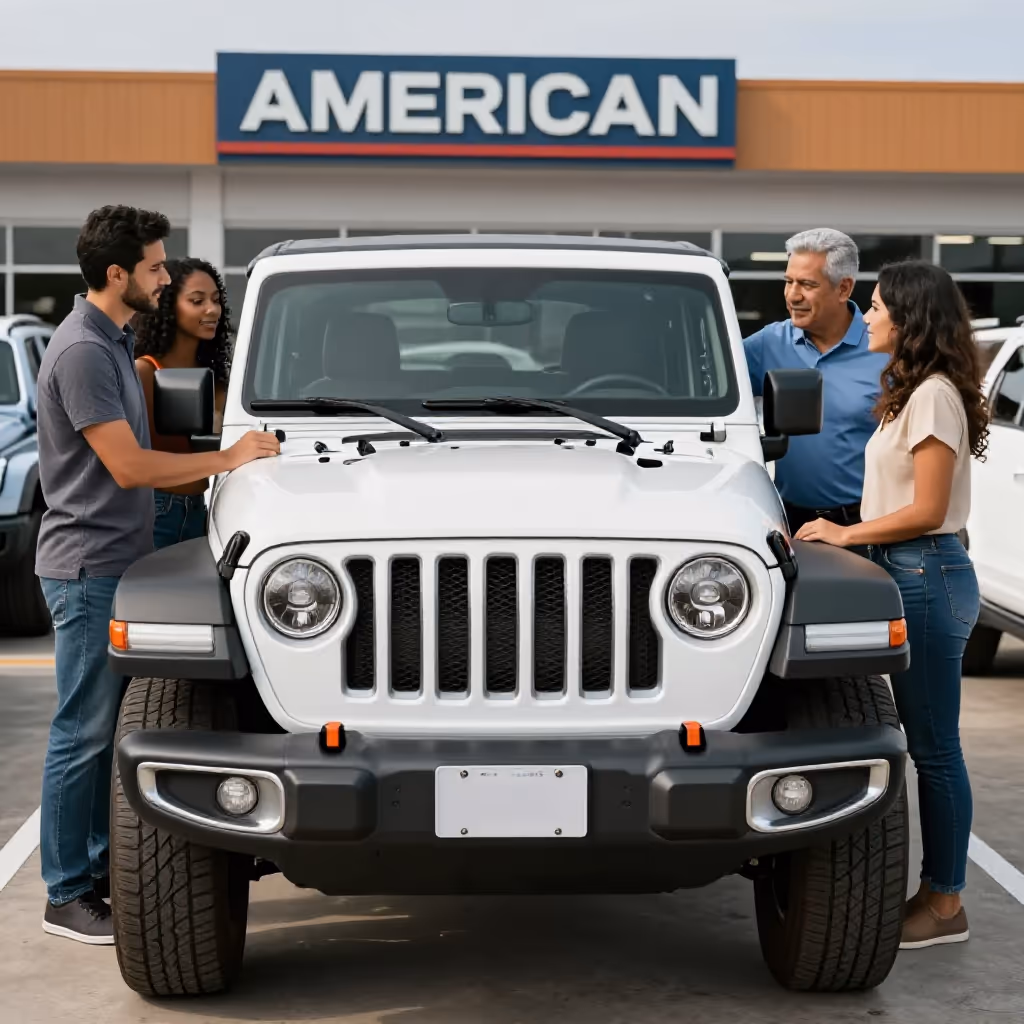 Visual example for Jeep: der Jeep