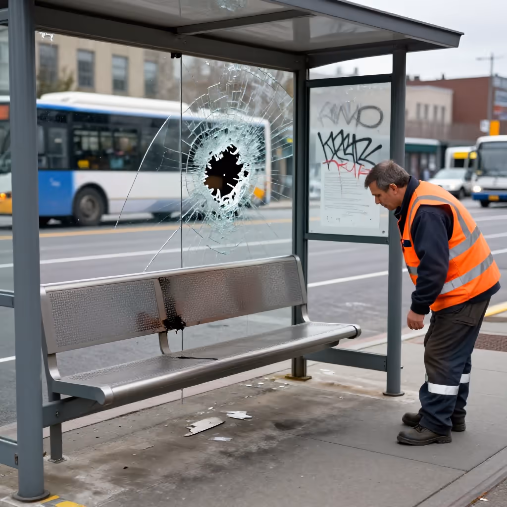 Visual example for Vandalismus