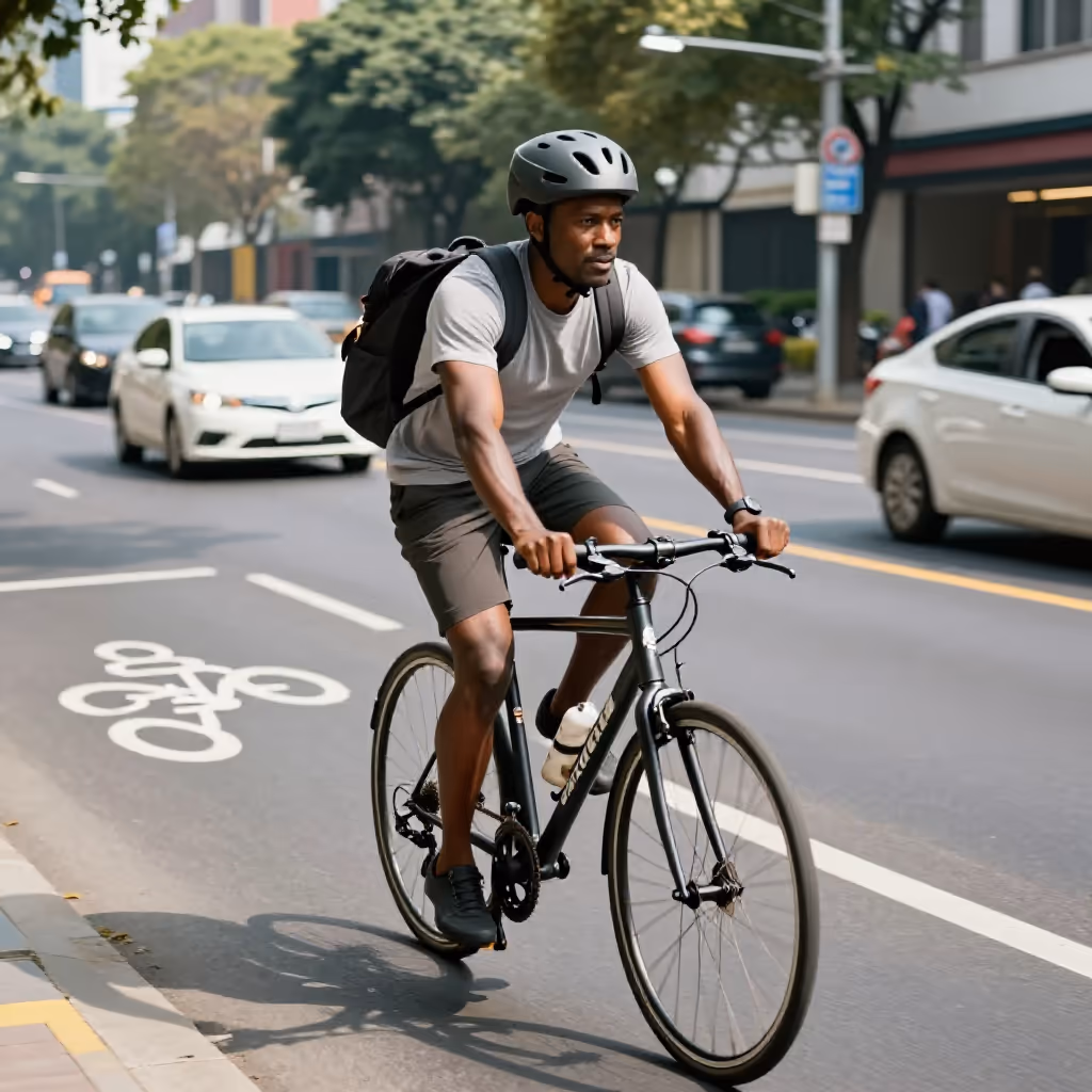 Visual example for Fahrradfahrer: der Fahrradfahrer