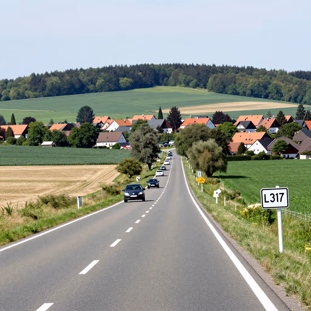 Visual example for Landesstrasse: die Landesstrasse