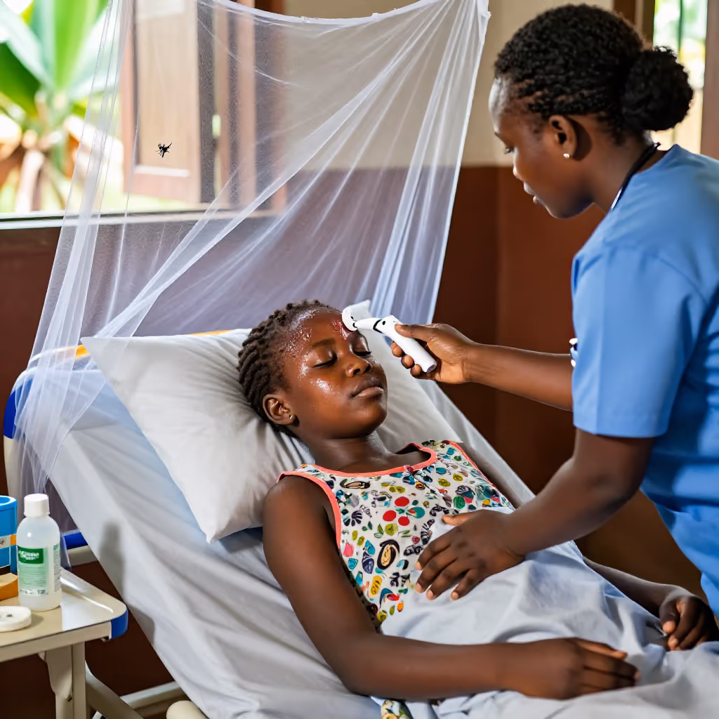 Visual example for Malaria: die Malaria