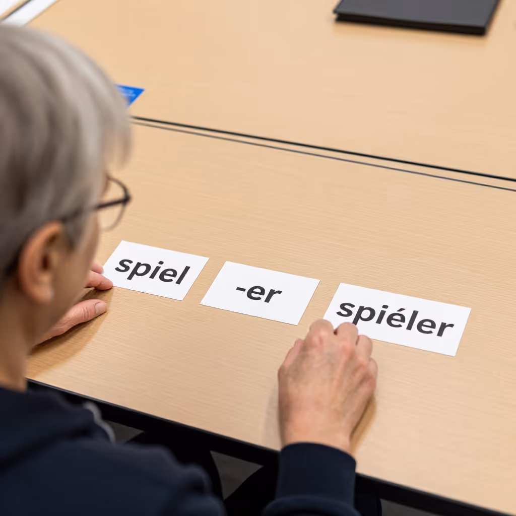 Visual example for Ableitung