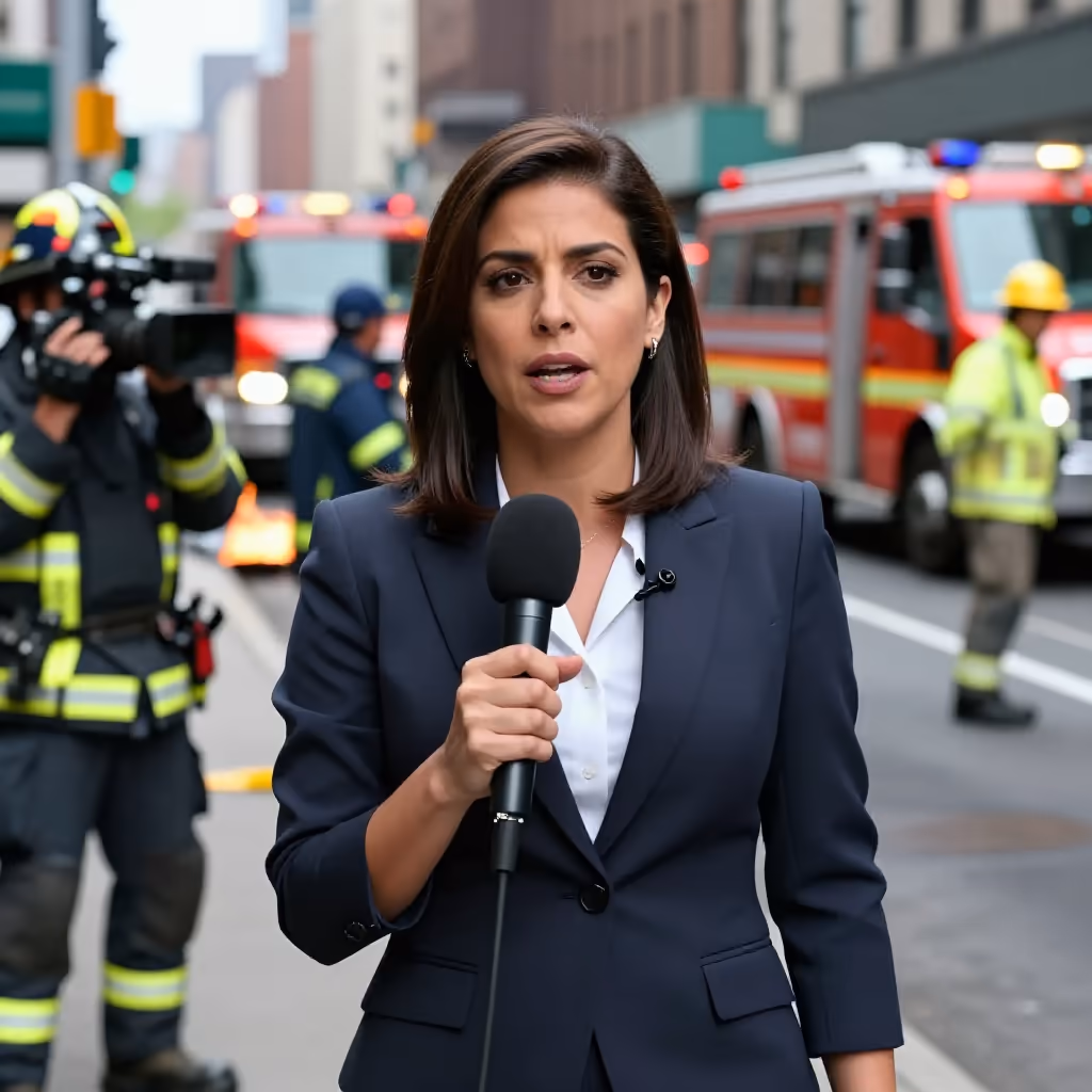 Visual example for Reporterin: die Reporterin