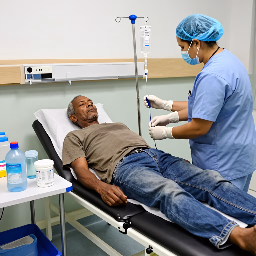 Visual example for Cholera