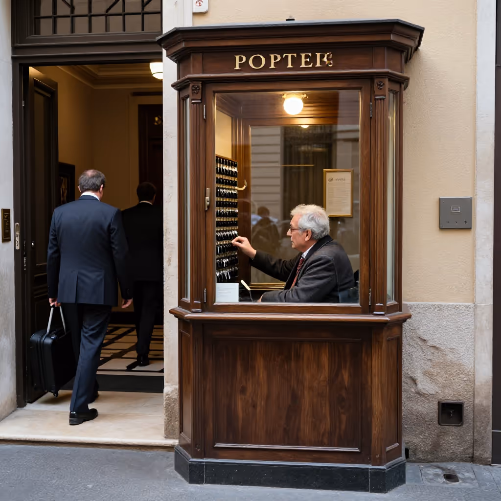 Visual example for Loge: die Loge