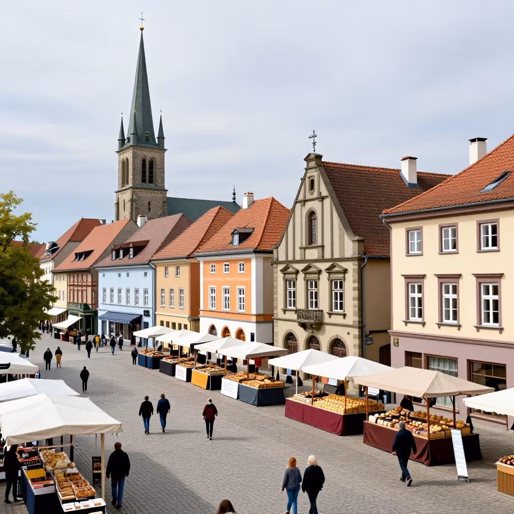Visual example for Ortskern: der Ortskern