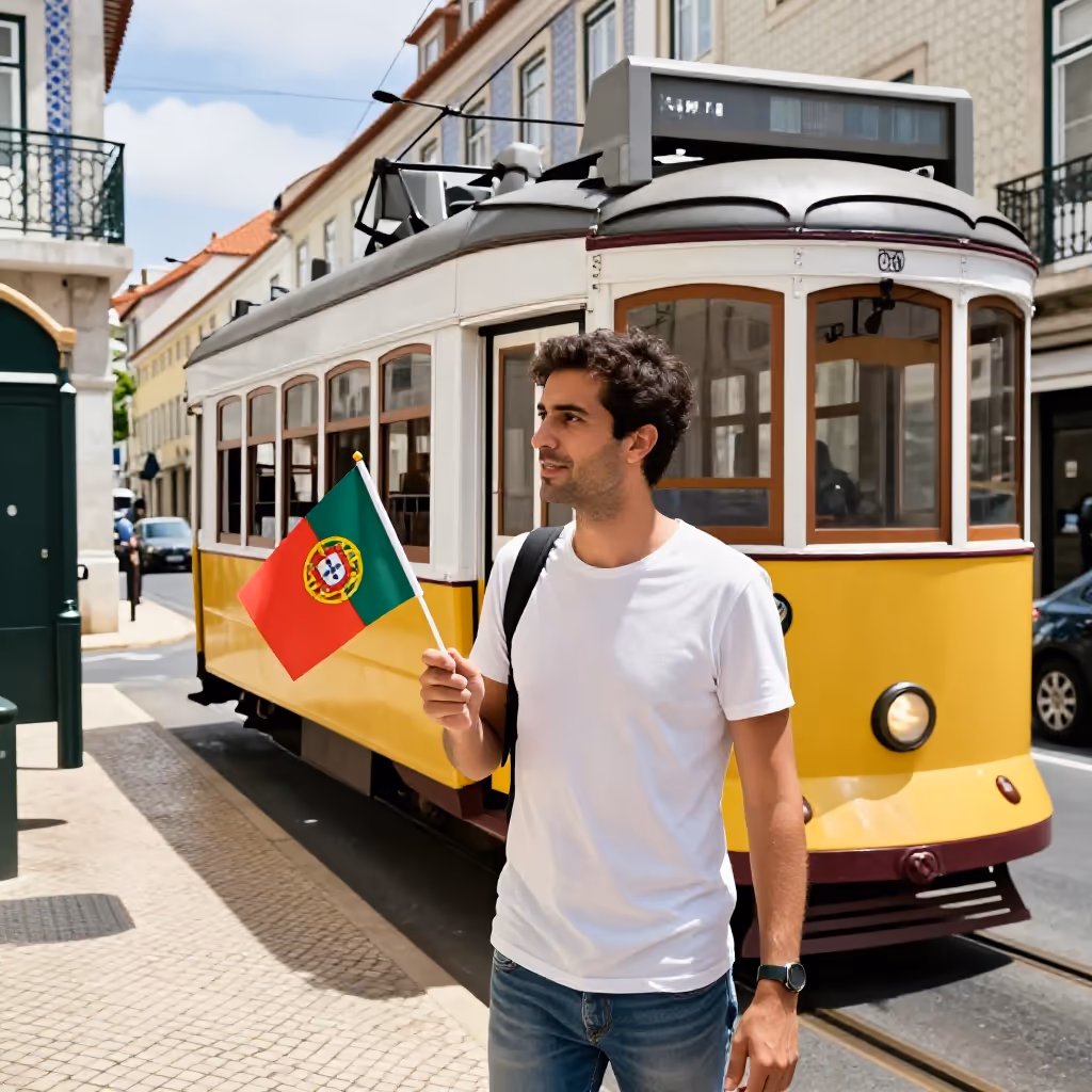 Visual example for Portugiese: der Portugiese