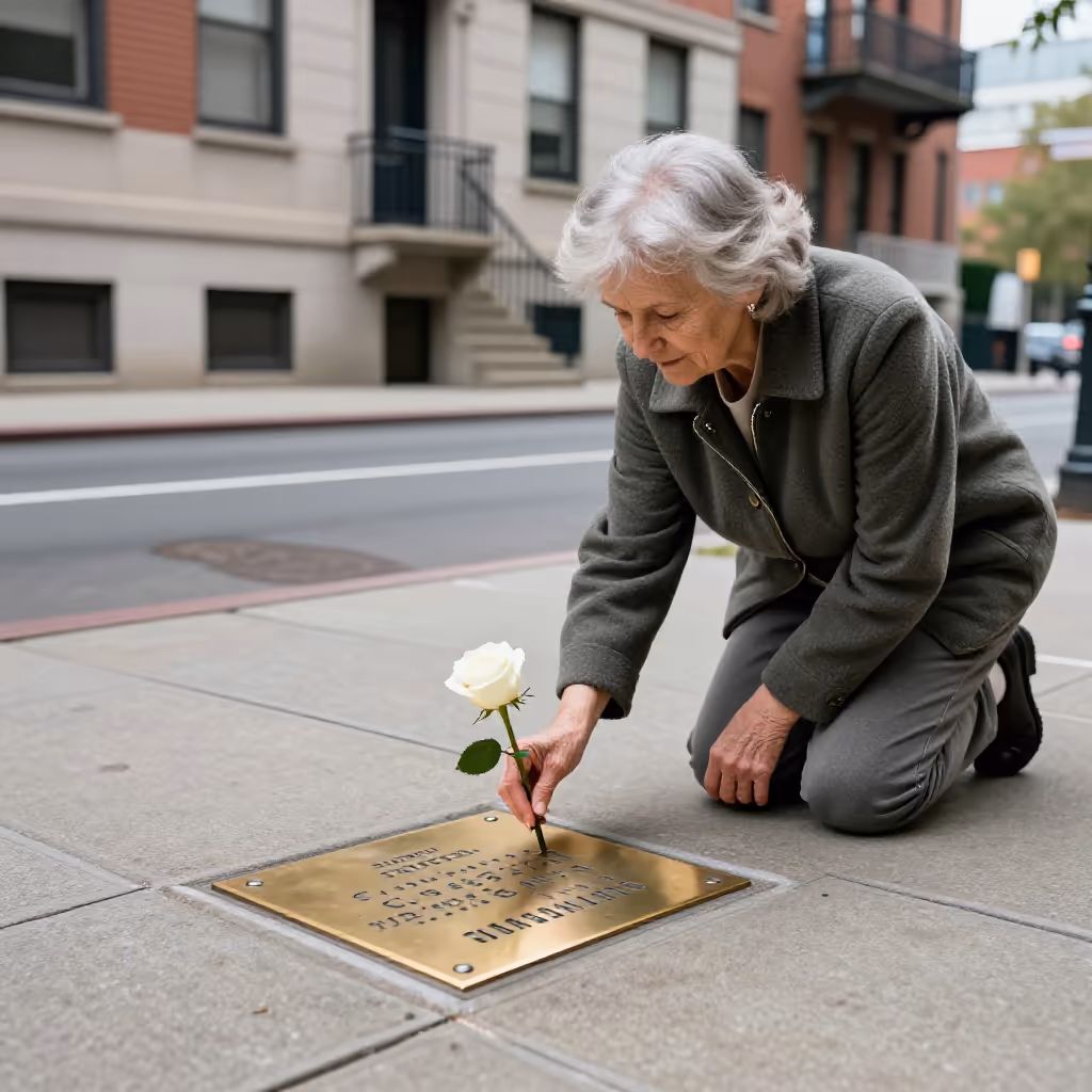 Visual example for Stolperstein: der Stolperstein