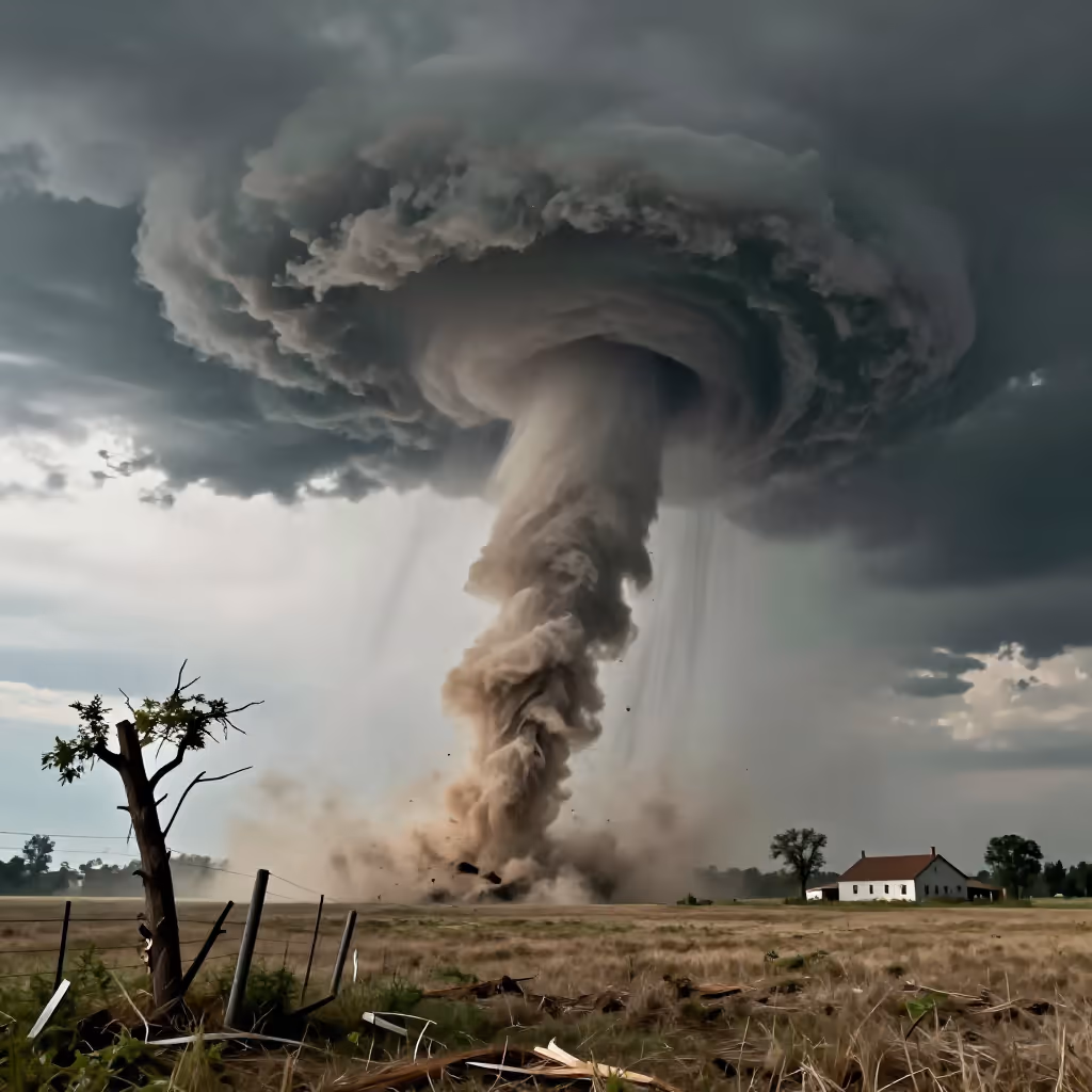 Visual example for Tornado: der Tornado