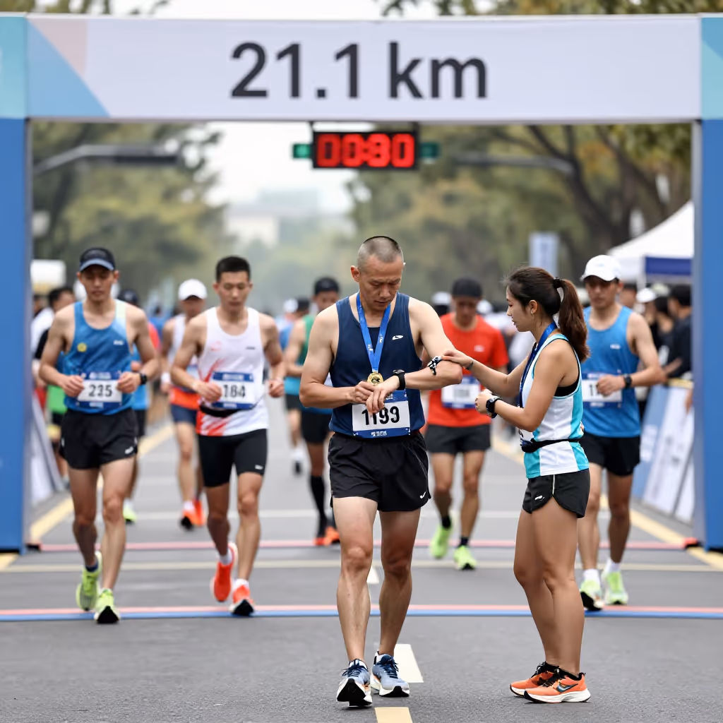 Visual example for Halbmarathon: der Halbmarathon