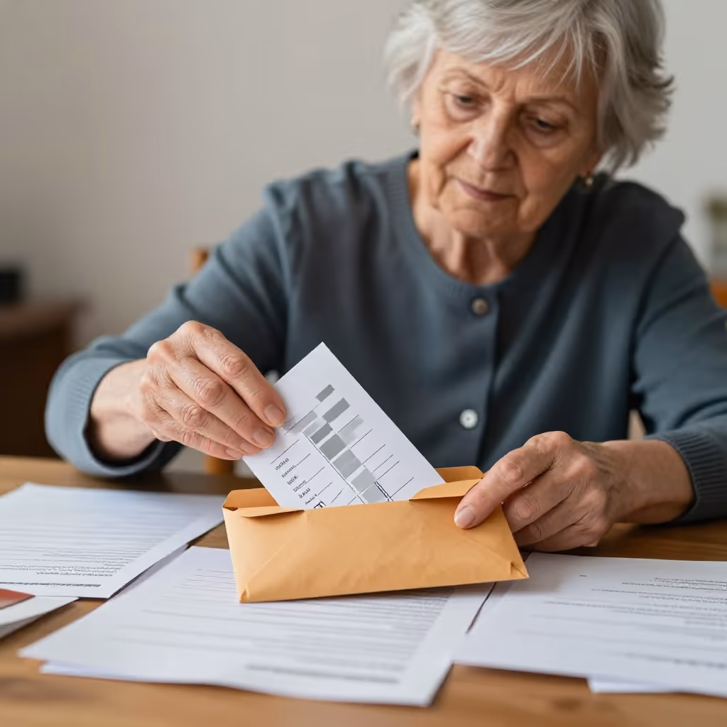 Visual example for Briefwahl: die Briefwahl