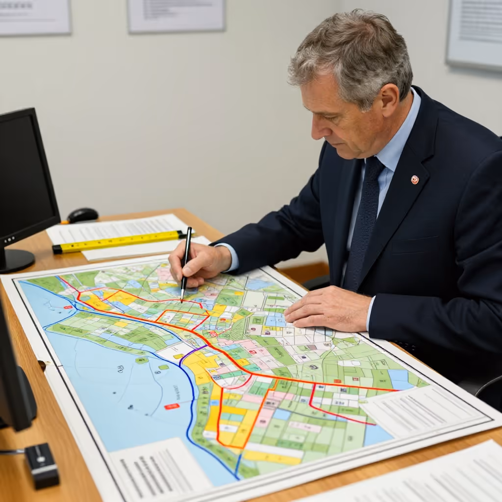 Visual example for Gemarkung: die Gemarkung