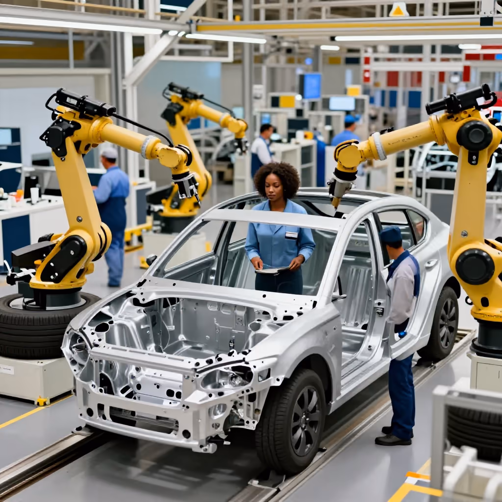 Visual example for automotive: automotive