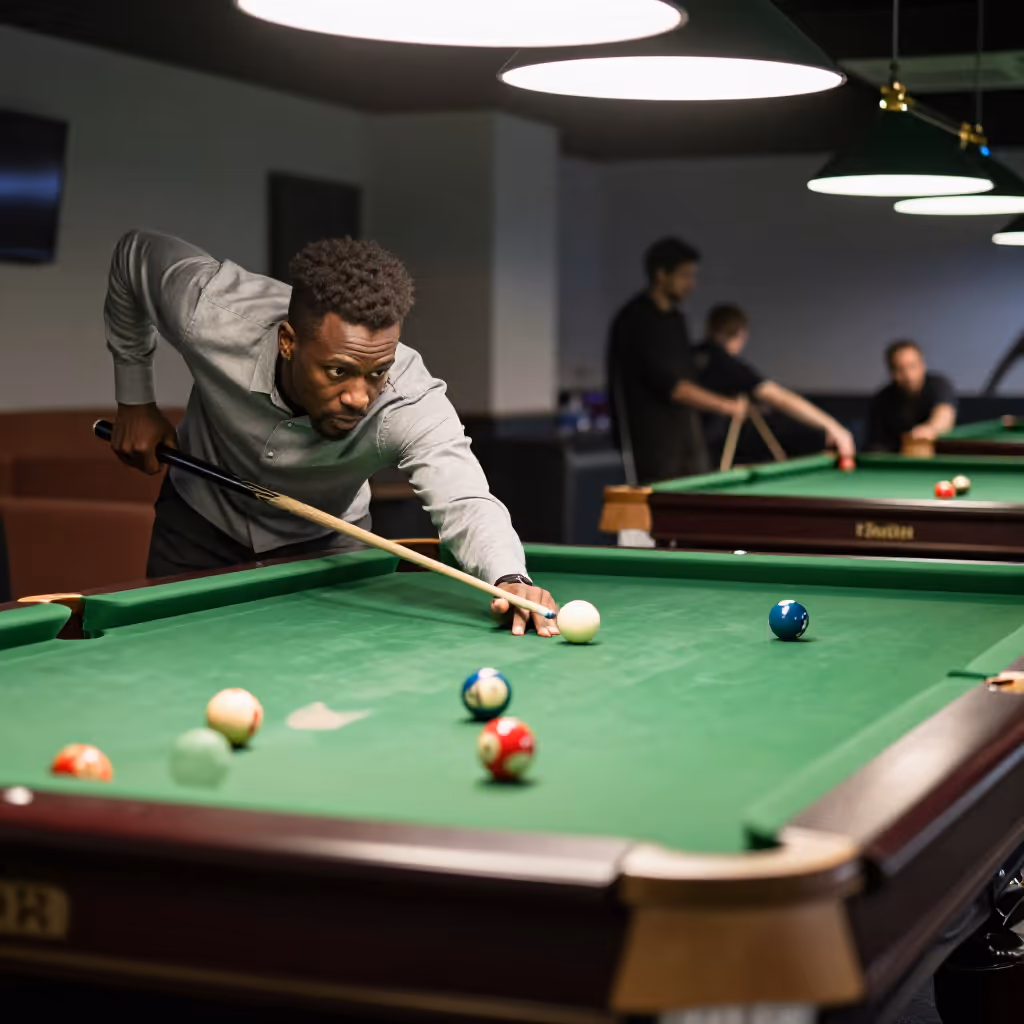 Visual example for Billard: das Billard