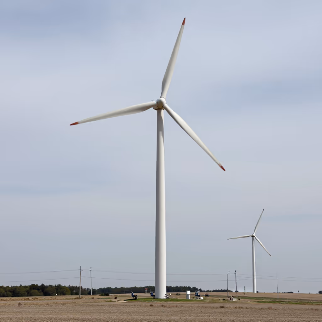 Visual example for Windkraftanlage: die Windkraftanlage