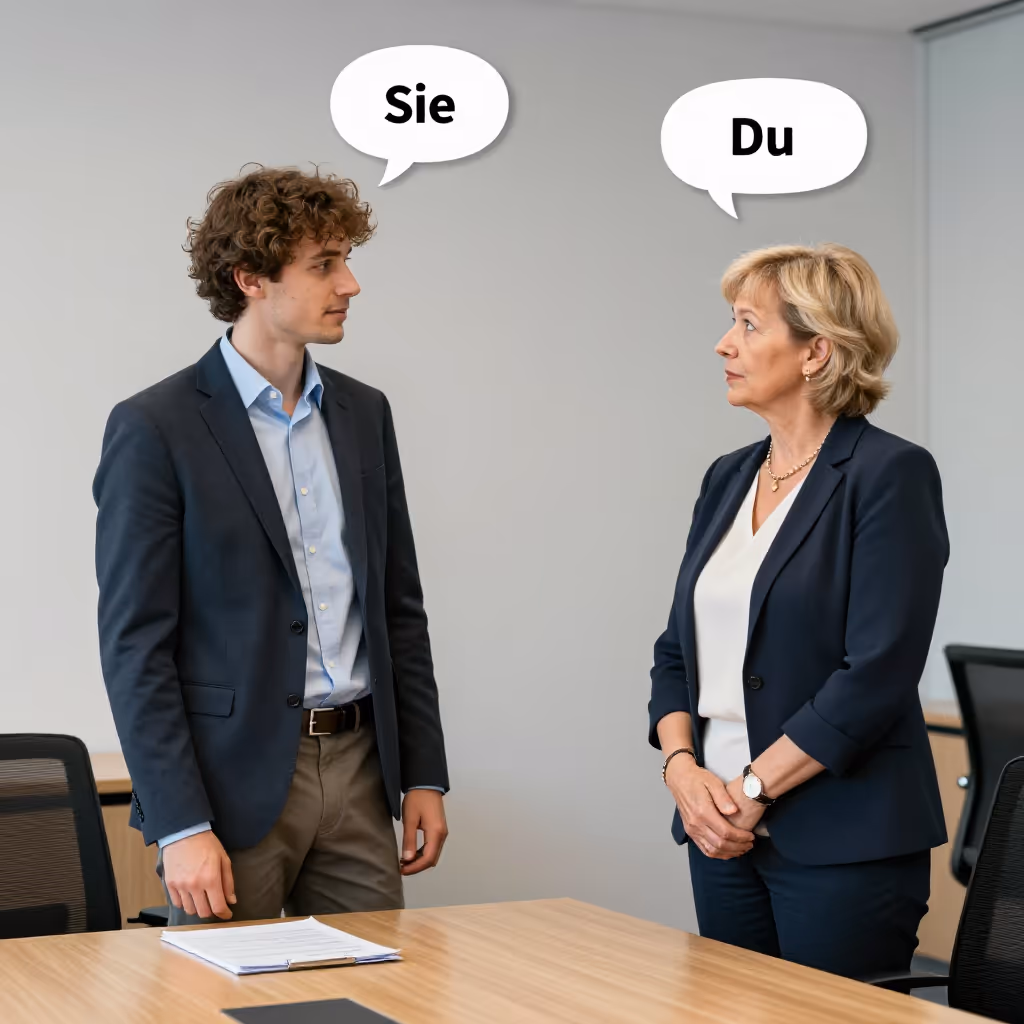 Visual example for Anrede: die Anrede