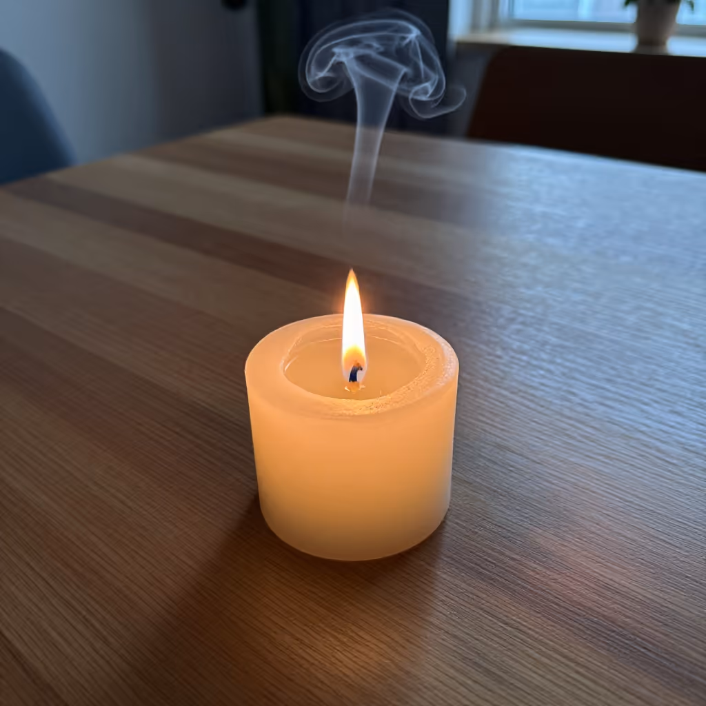 Visual example for erlöschen: erlöschen