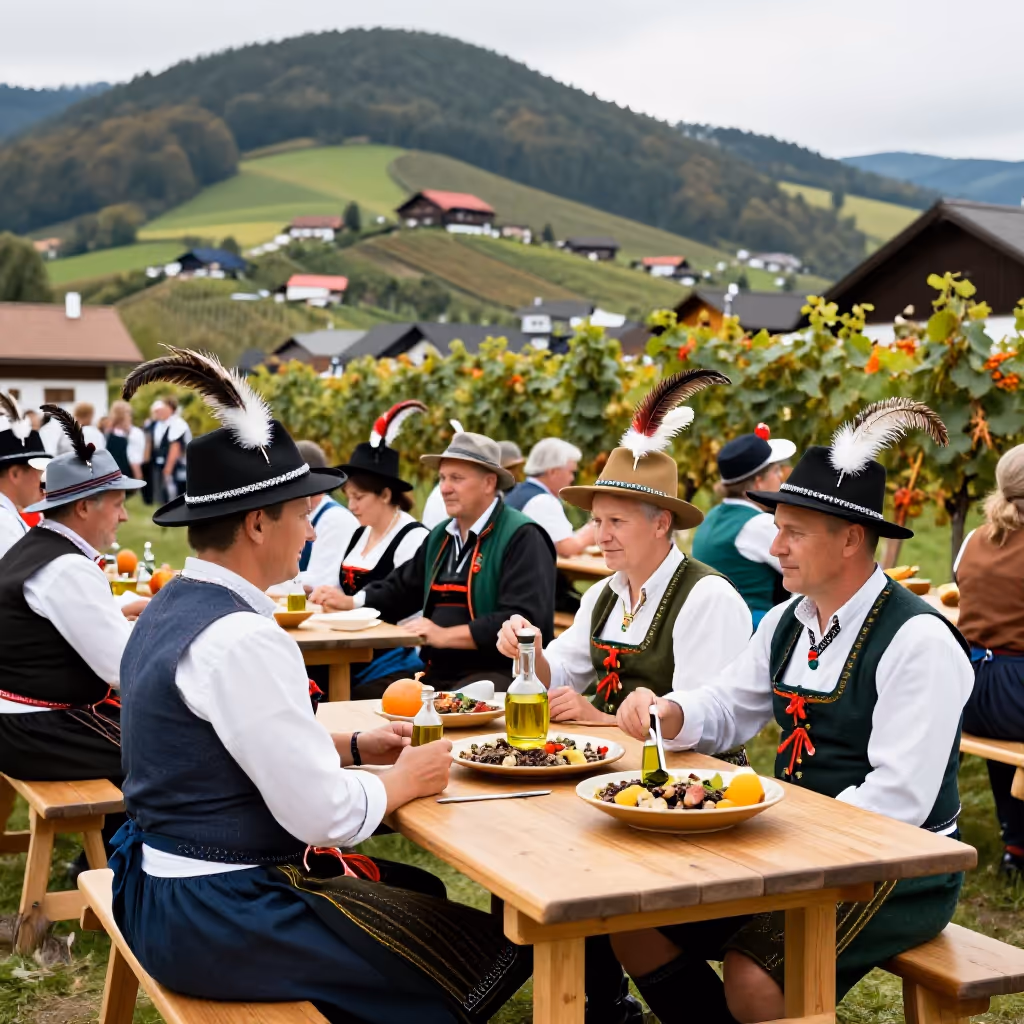 Visual example for steirisch: steirisch