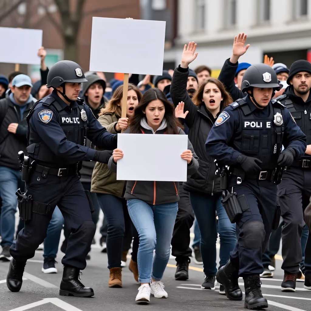 Visual example for Repression: die Repression