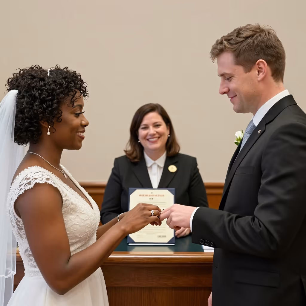 Visual example for verheiratet: verheiratet