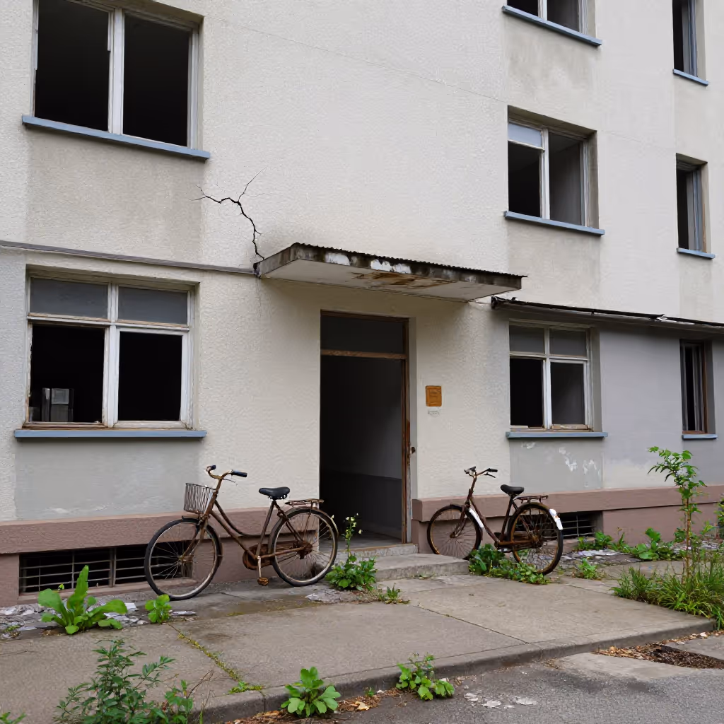 Visual example for verkommen: verkommen