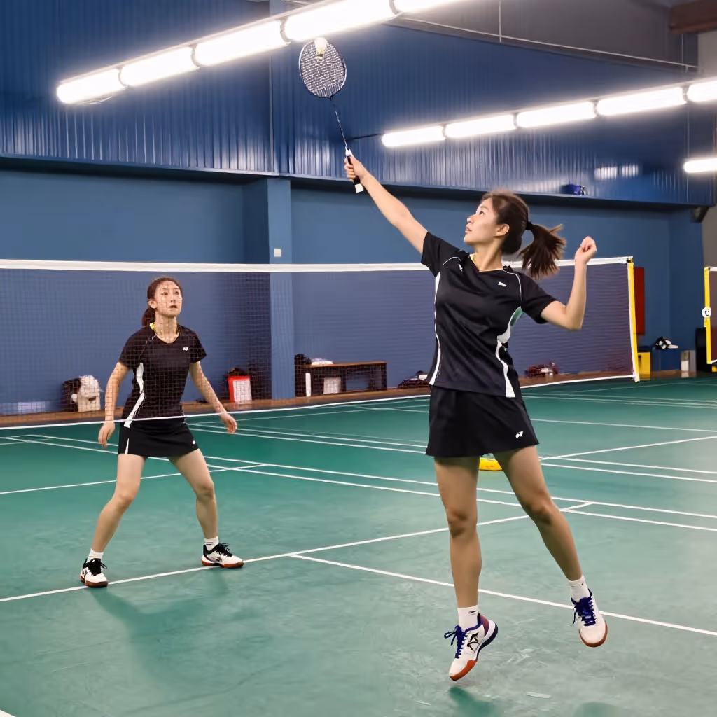 Visual example for Badminton: das Badminton