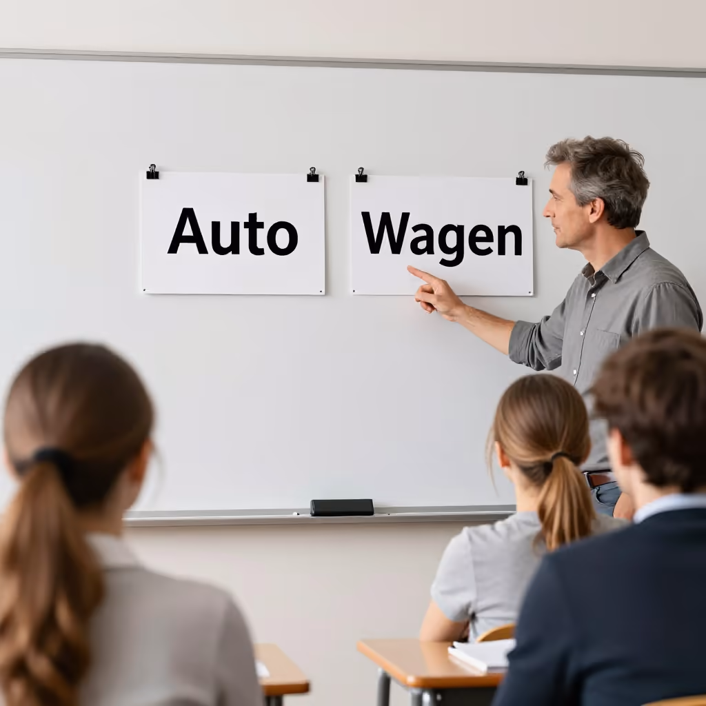 Visual example for gleichbedeutend: gleichbedeutend mit