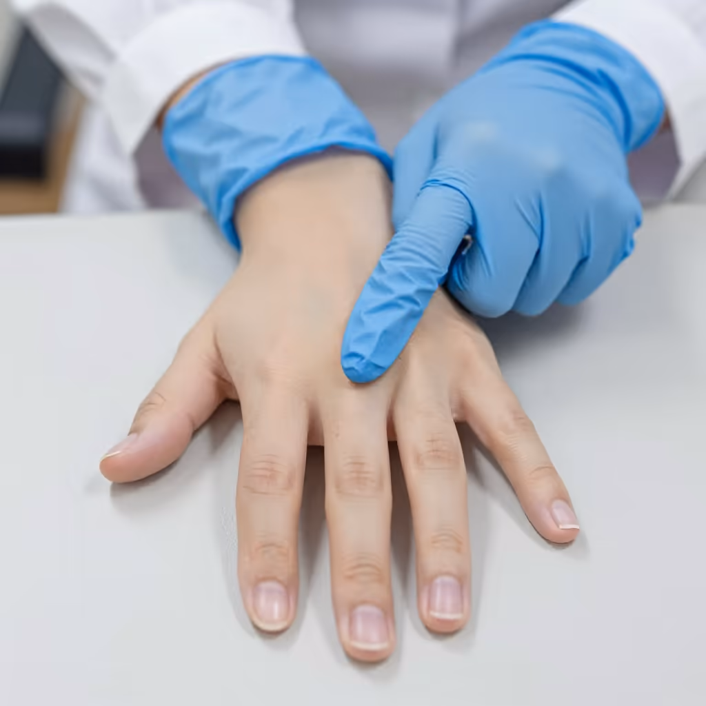 Visual example for Mittelfinger: der Mittelfinger