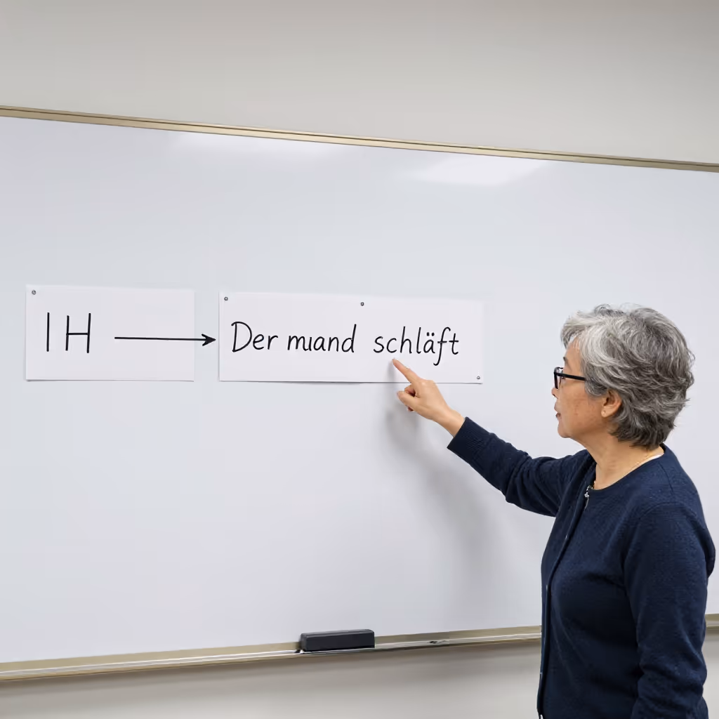 Visual example for Syntax: die Syntax