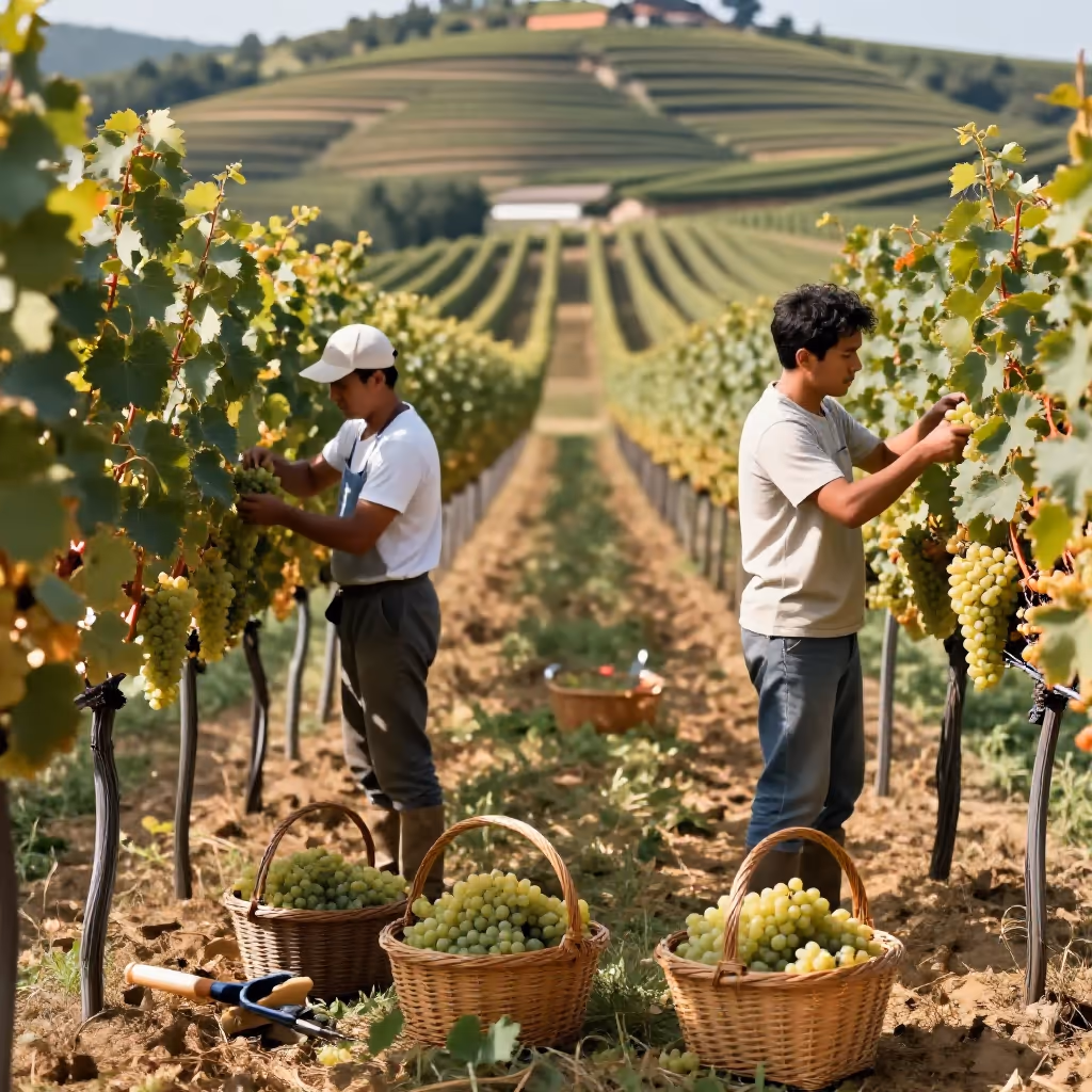 Visual example for Weinbau: der Weinbau