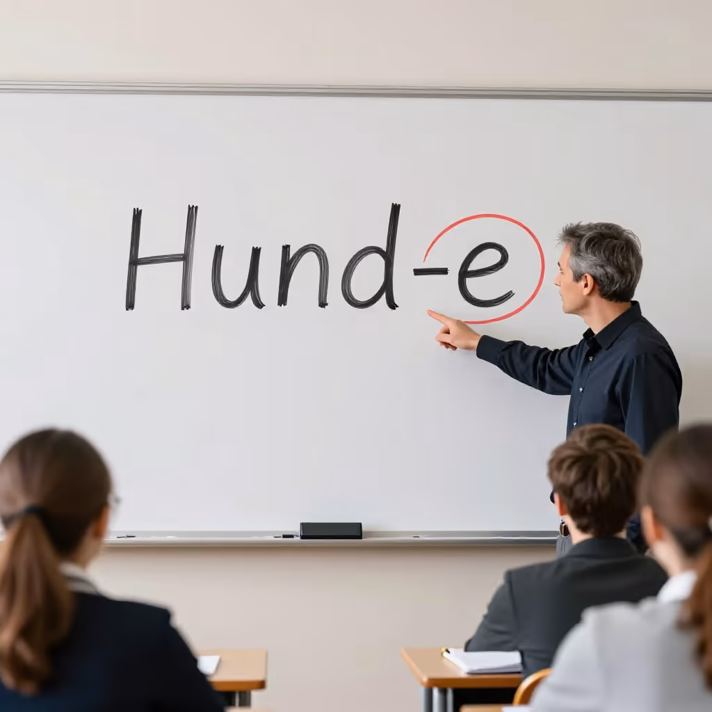 Visual example for Endung