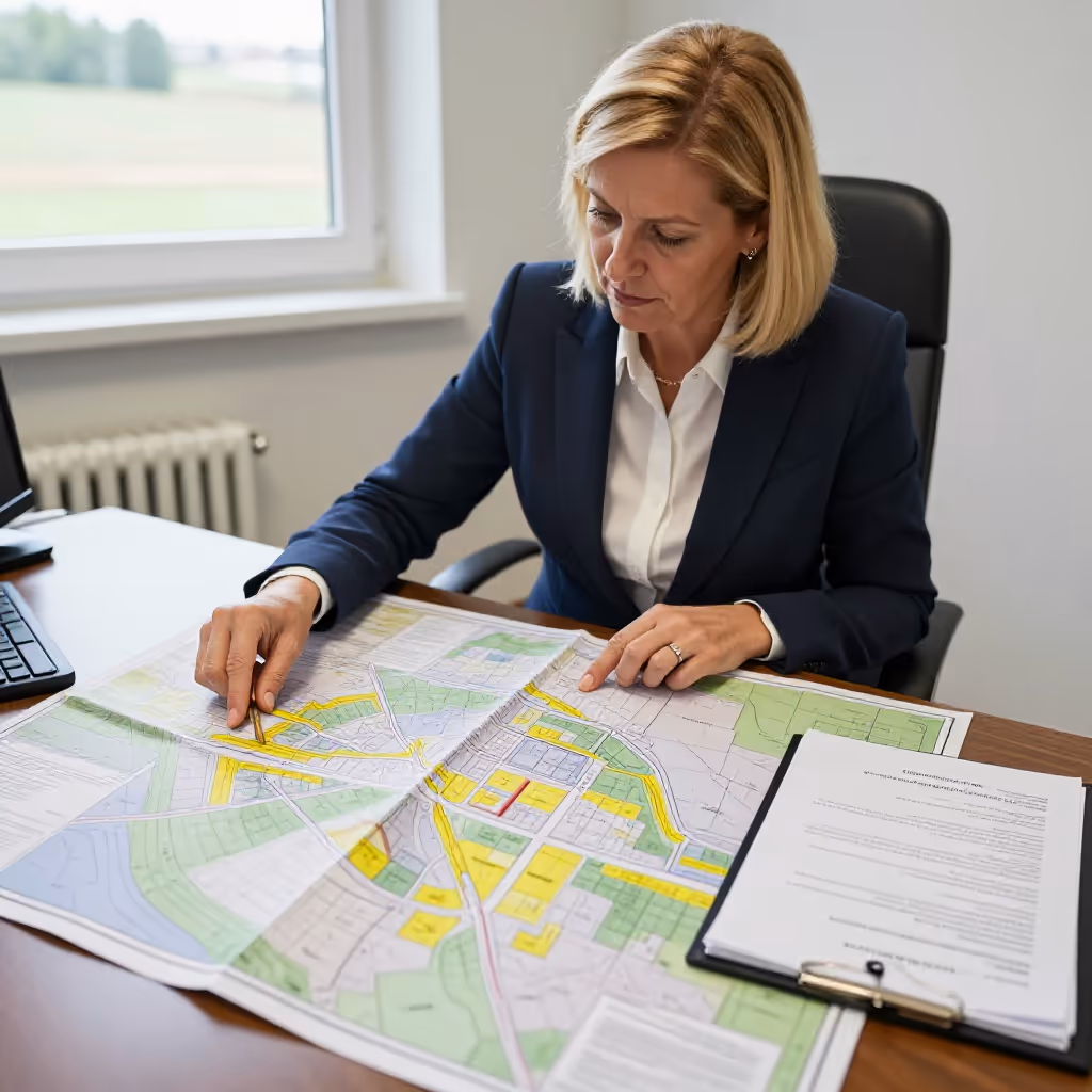 Visual example for Grundbesitz: der Grundbesitz