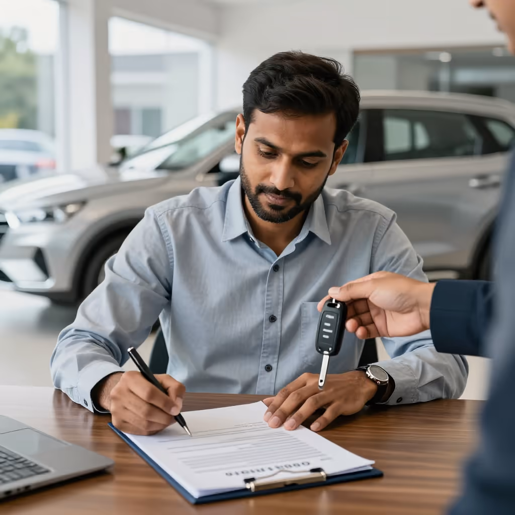 Visual example for Leasing: das Leasing