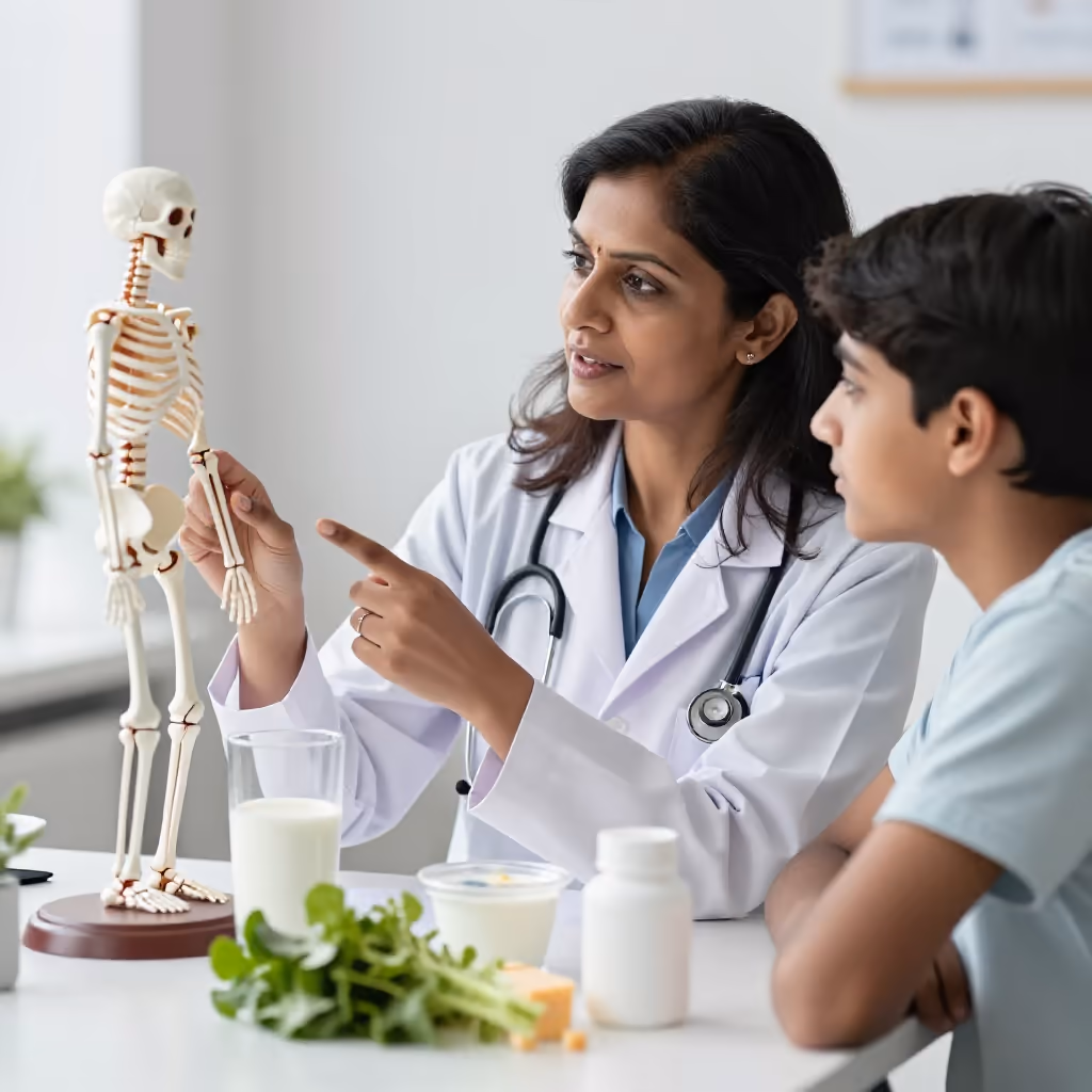 Visual example for Calcium: das Calcium