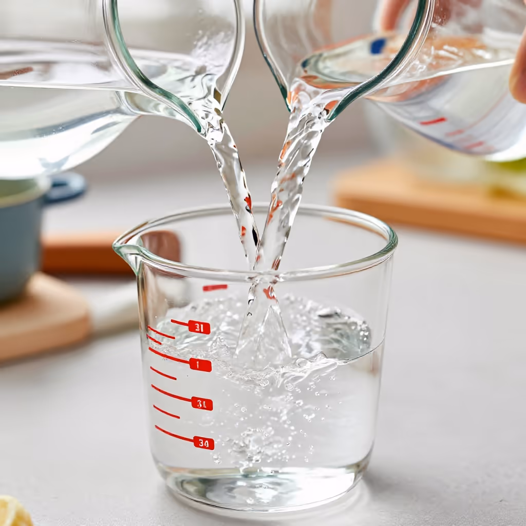 Visual example for liquid: liquid