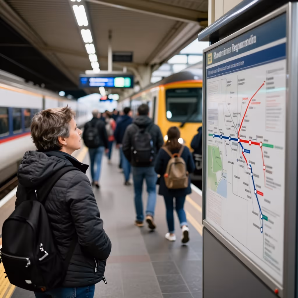 Visual example for Bahnlinie: die Bahnlinie