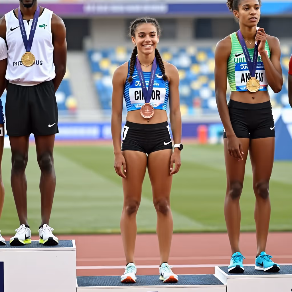 Visual example for Bronzemedaille: die Bronzemedaille