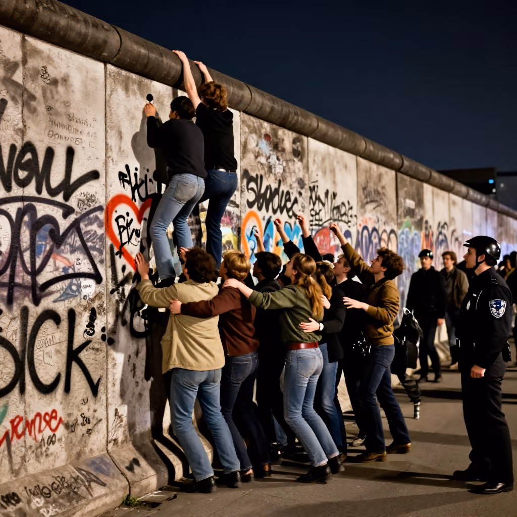 Visual example for Mauerfall: der Mauerfall