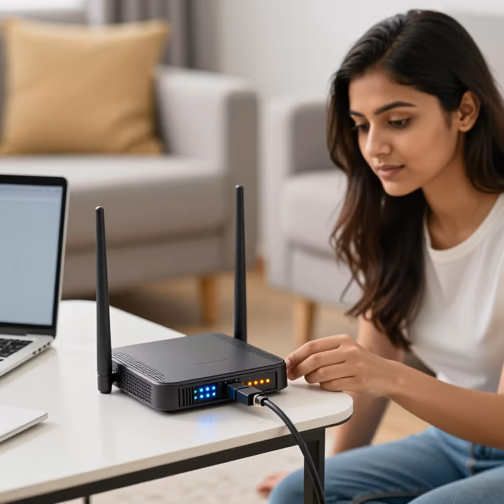 Visual example for Modem: das Modem