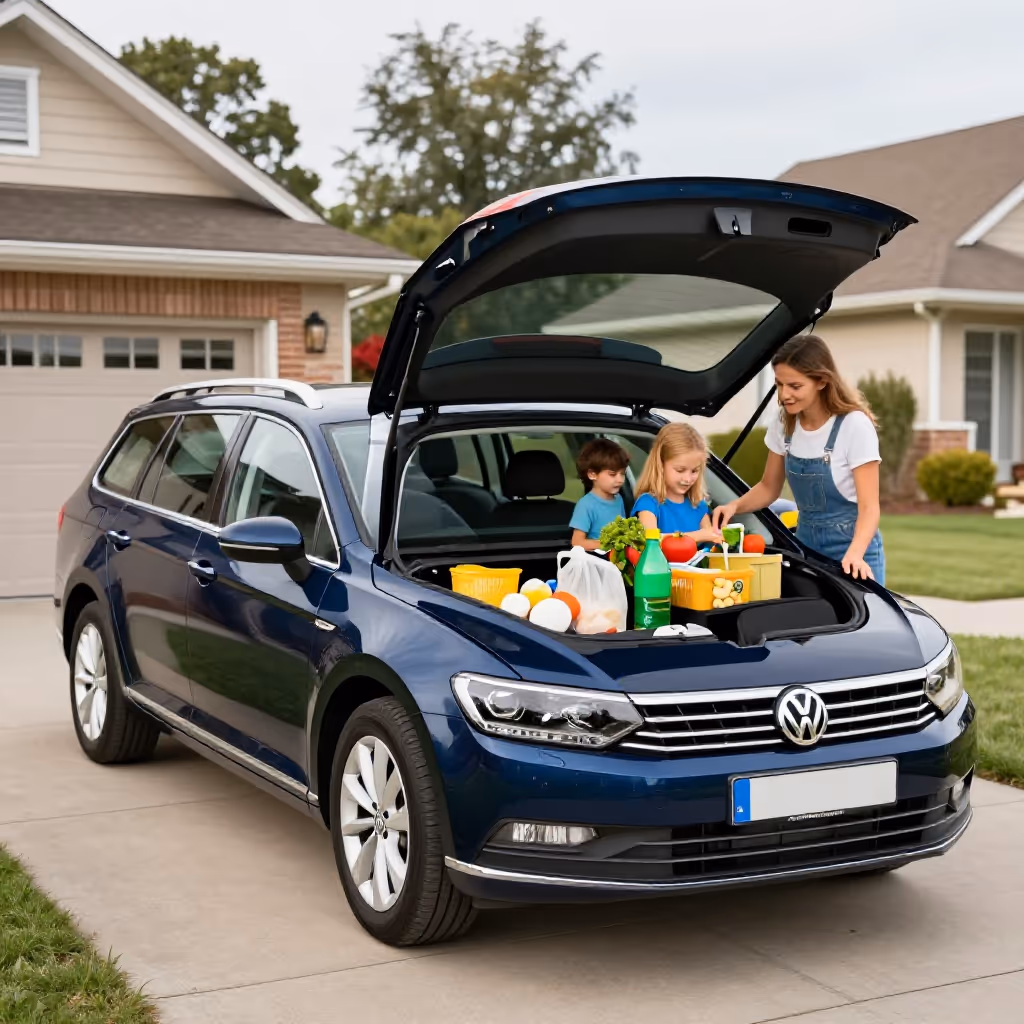 Visual example for Passat: der Passat