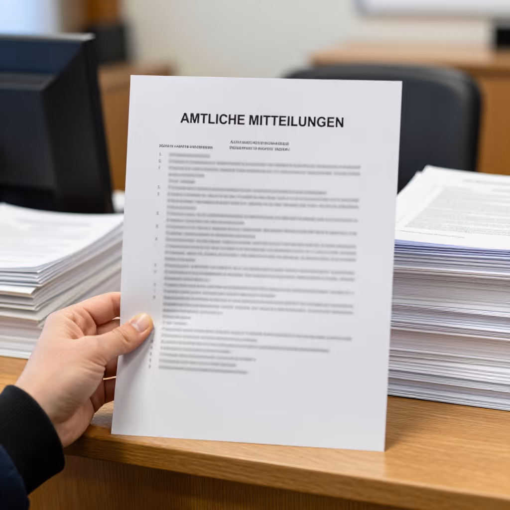 Visual example for Amtsblatt: das Amtsblatt