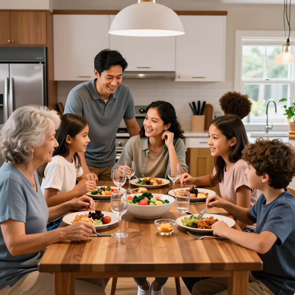 Visual example for Familienangehörige: der Familienangehörige