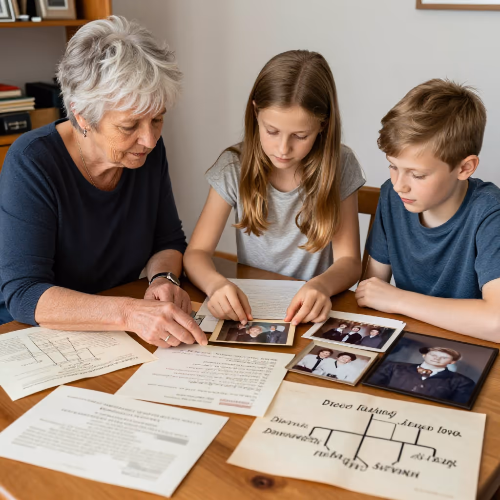 Visual example for Familiengeschichte: die Familiengeschichte