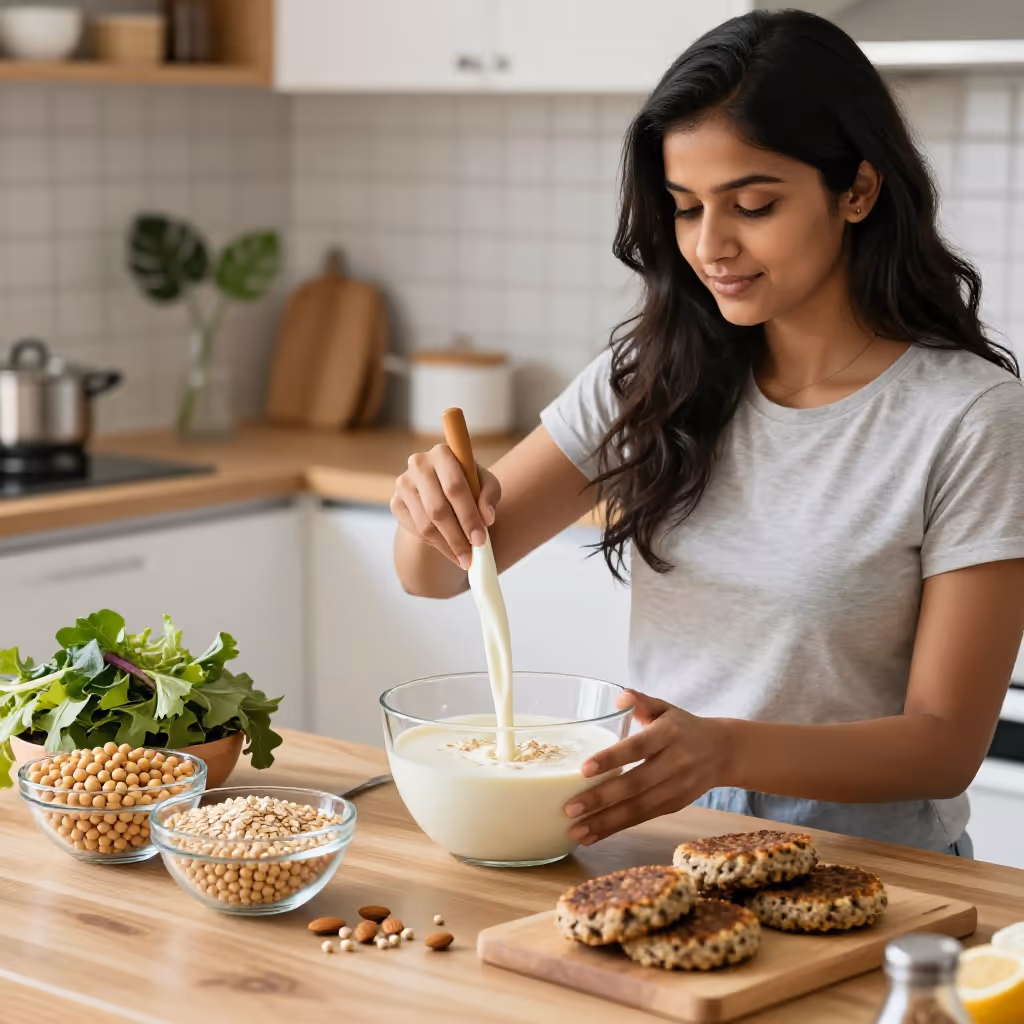 Visual example for pflanzlich: pflanzlich