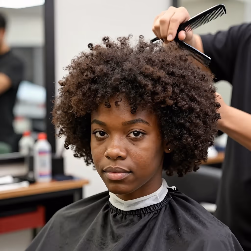 Visual example for Afro: der Afro
