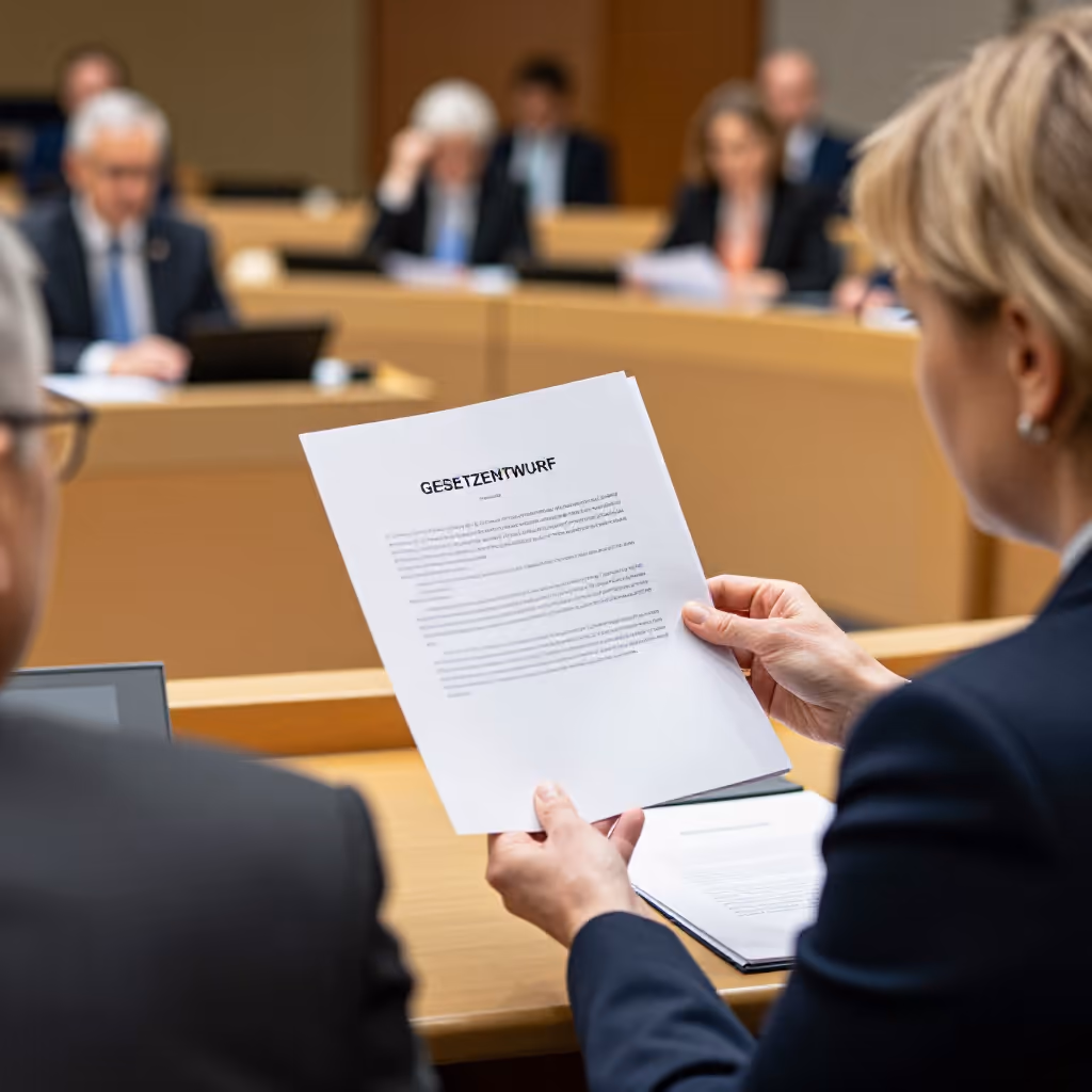 Visual example for Drucksache: die Drucksache