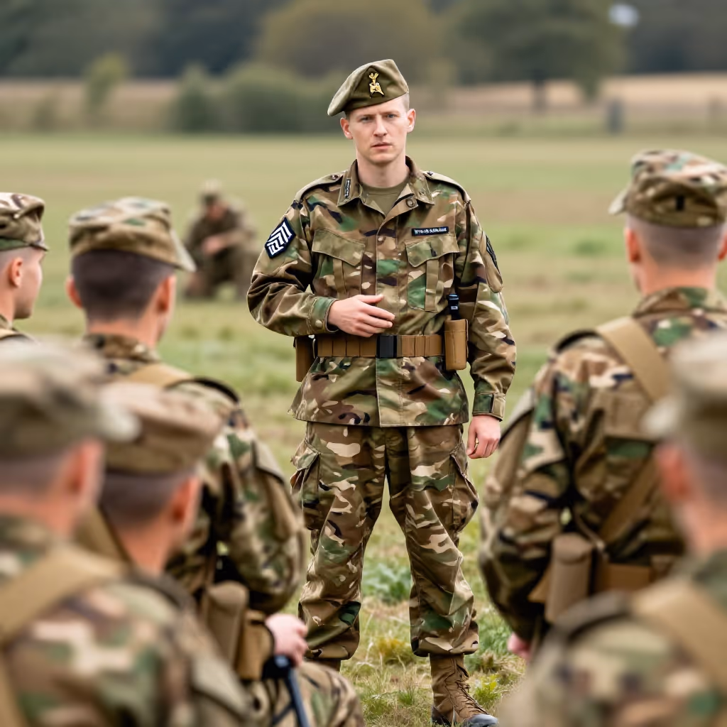 Visual example for Sergeant: der Sergeant