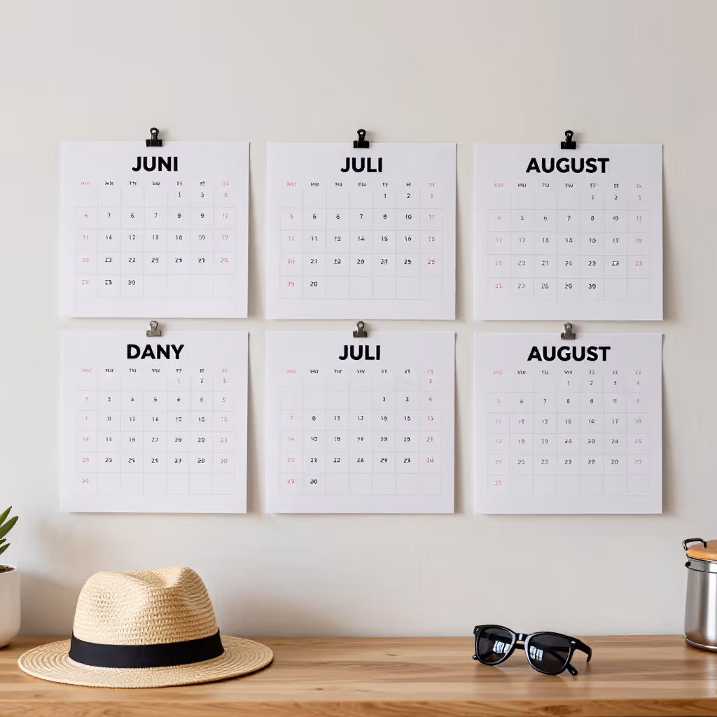 Visual example for Sommermonat: der Sommermonat